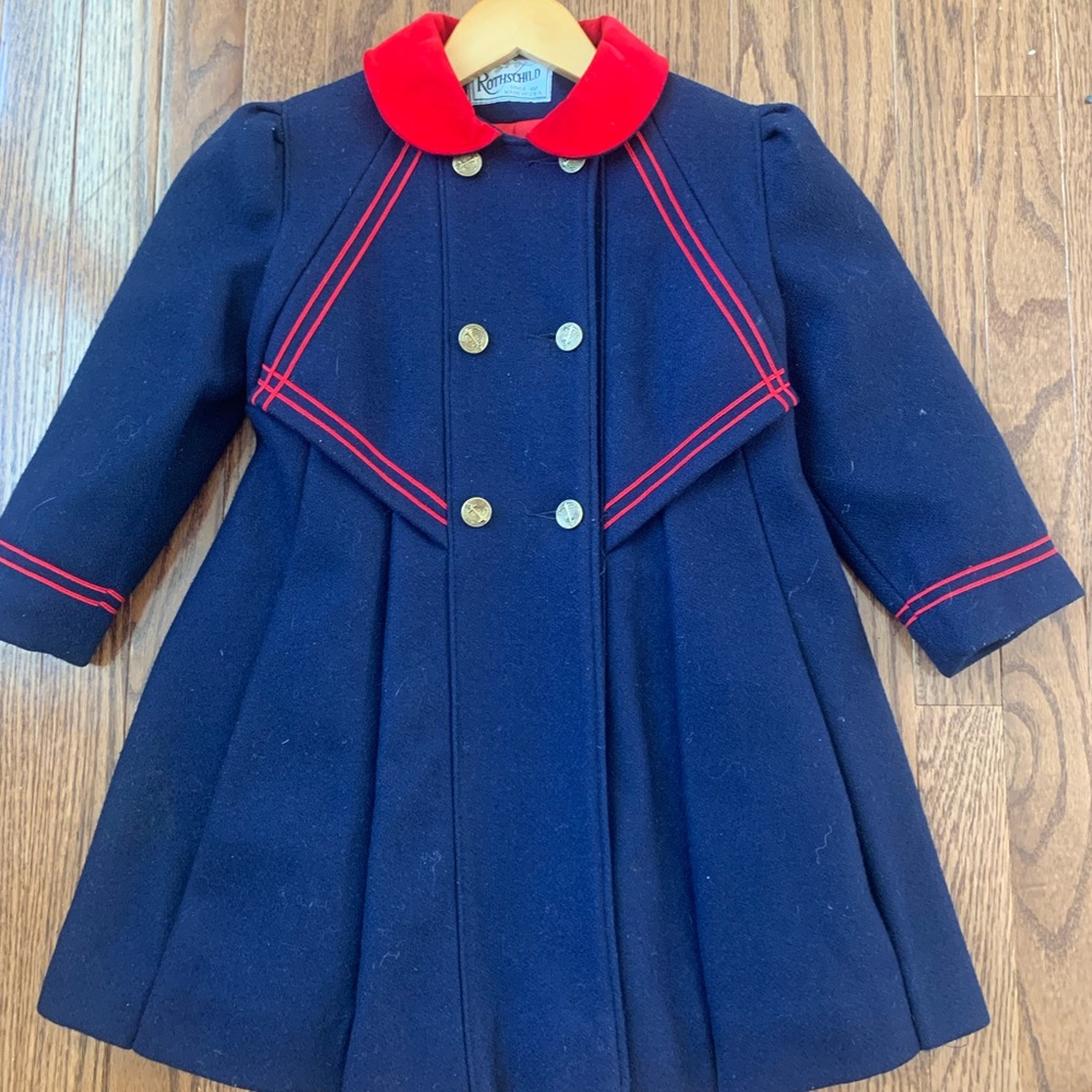 Made in USA vintage WOOL coat EUC